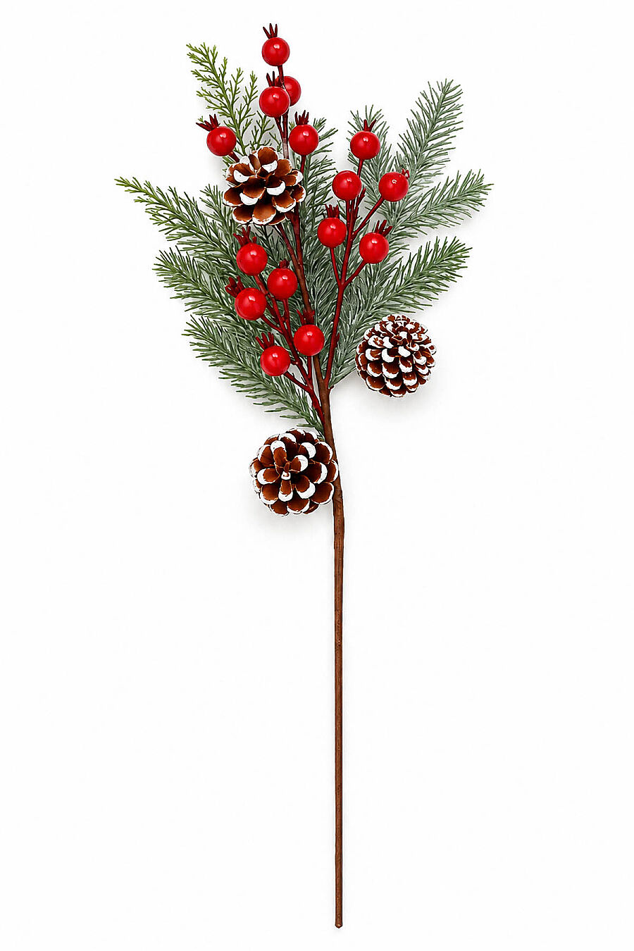 Yılbaşı Ağaç Süsü 60 cm Kozalaklı Kokina Dalı - 2
