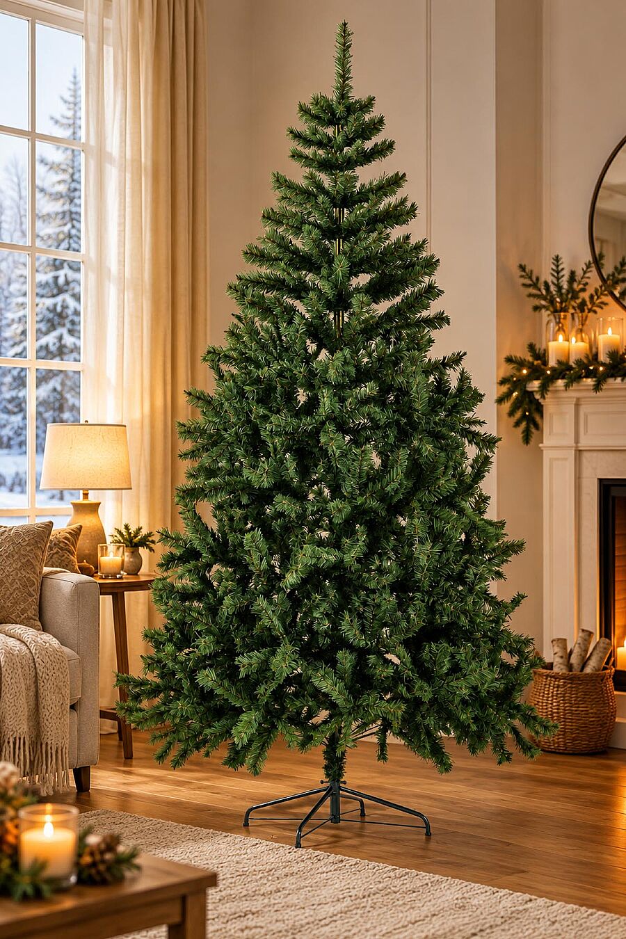 Yılbaşı Ağacı 210 Cm 720 Dallı Çam Ağacı - 7