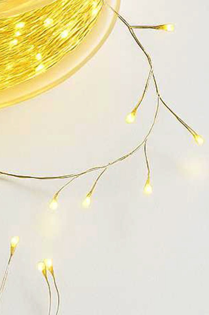 Beysüs Yılbaşı Ağacı 50 Metre Dallı LED Tel Işık Gün Işığı Kumandalı Fonksiyonlu Peri Led - 4