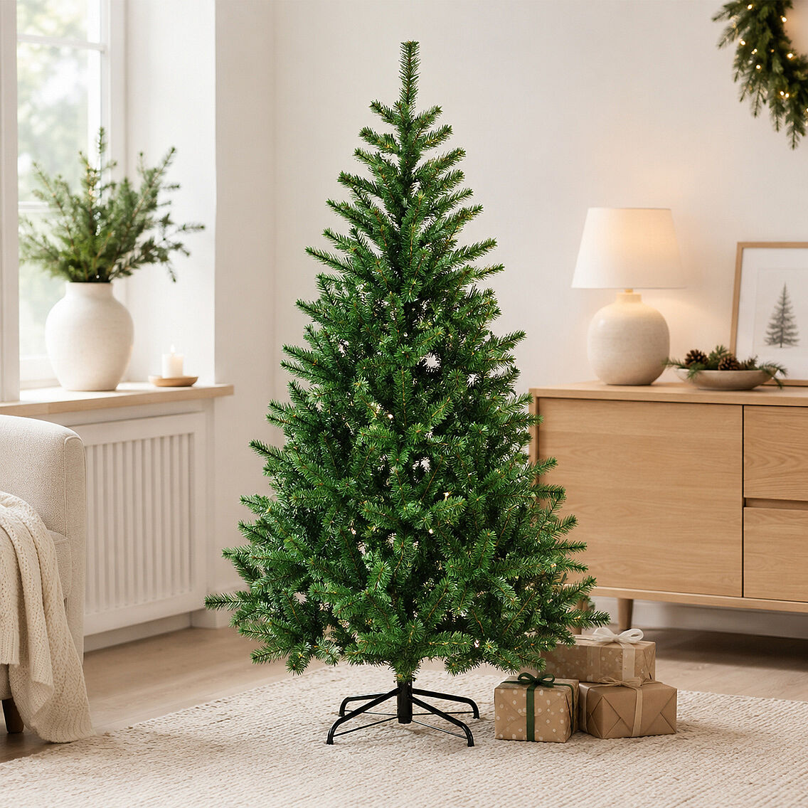 Beysüs Yılbaşı Çam Ağacı 150 cm 330 Dal Metal Ayaklı - 6