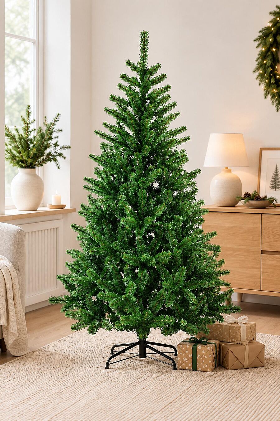 Beysüs Yılbaşı Çam Ağacı 150 cm 330 Dal Metal Ayaklı - 10