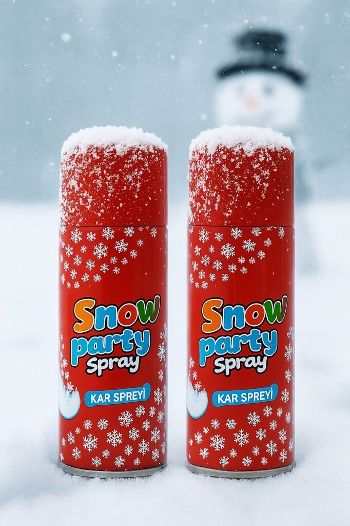 Beysüs Yılbaşı Çam Ağacı Kar Spreyi Erimeyen 2 li - 1