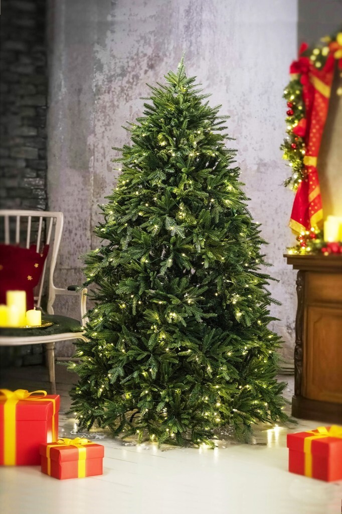 Beysüs Yılbaşı Çam Ağacı Kendinden Işıklı Lüks Seri 180 cm 1524 Dal Gravia 429 - 1