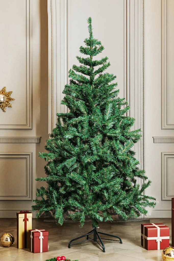 Beysüs Yılbaşı Çam Ağacı Sticker Hediyeli 180 cm 520 Dal - 1