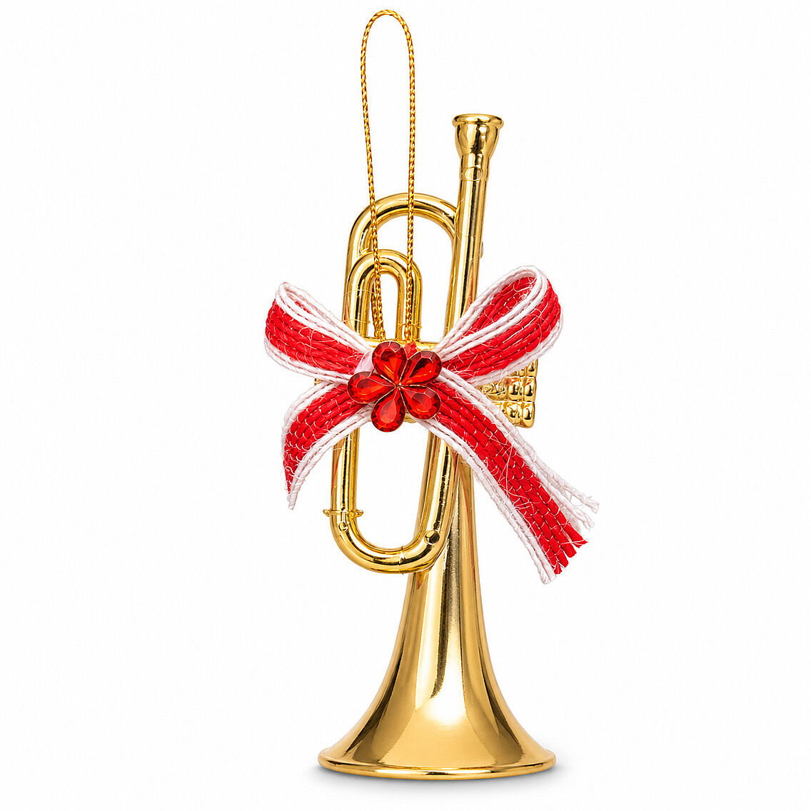 Beysüs Yılbaşı Çam Ağacı Süsü Borazan Gold 12 cm - 2