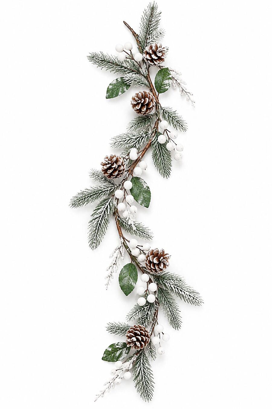 Beysüs Yılbaşı Çam Ağacı Süsü Çam Dalı Kendinden Karlı 120 cm - 3