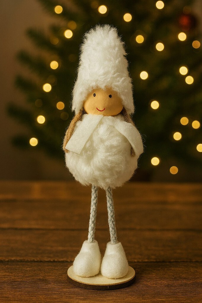 Beysüs Yılbaşı Çam Ağacı Süsü Dilek Perisi Beyaz 20 cm - 1