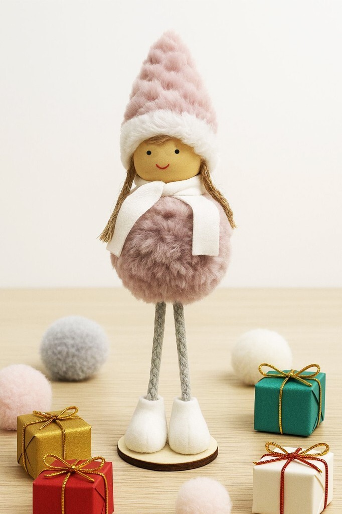 Beysüs Yılbaşı Çam Ağacı Süsü Dilek Perisi Pembe 20 cm - 1