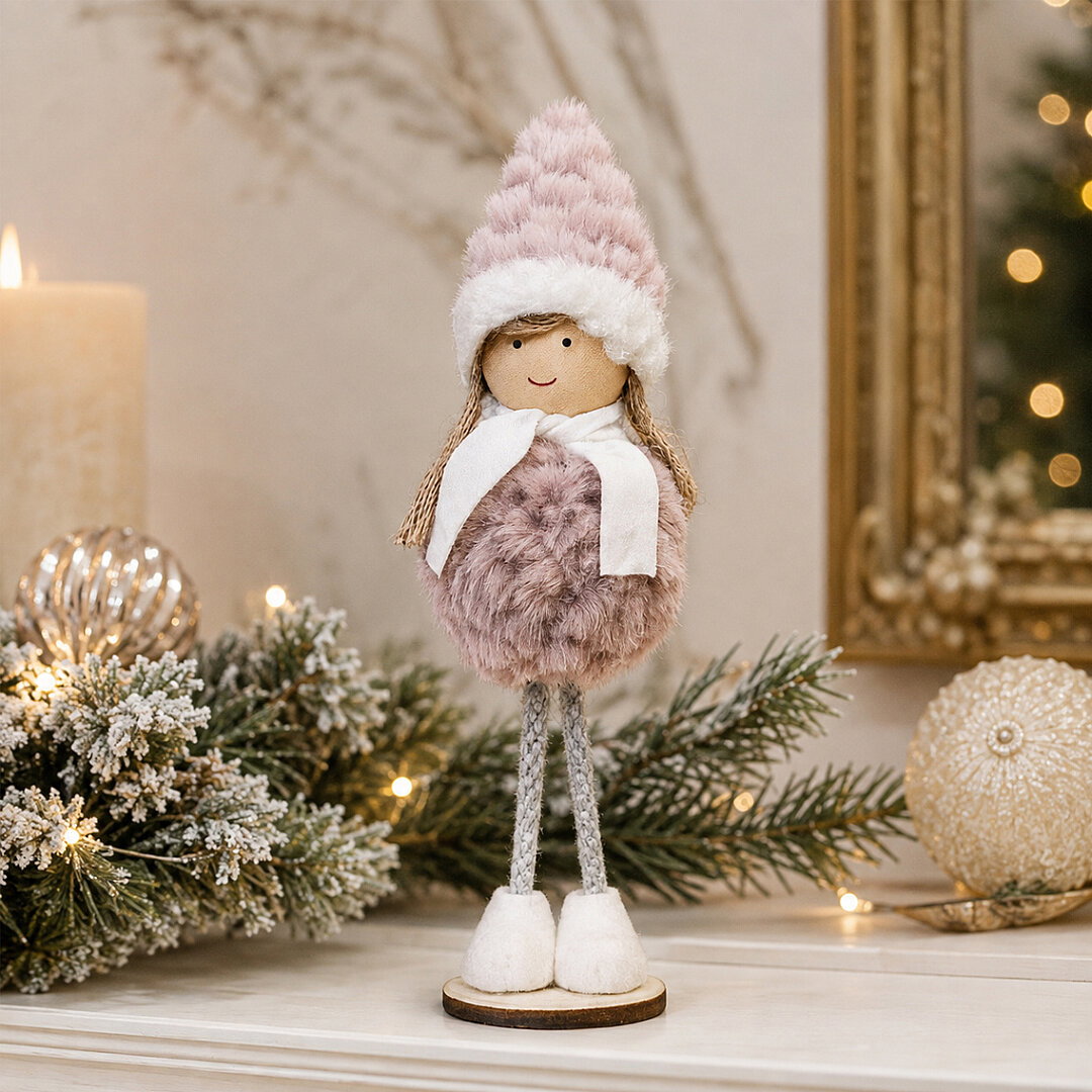 Yılbaşı Çam Ağacı Süsü Dilek Perisi Pembe 20 cm - 3