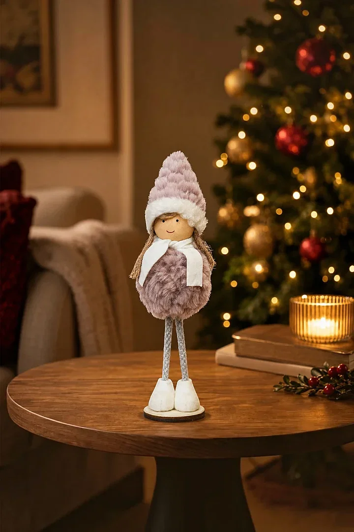 Yılbaşı Çam Ağacı Süsü Dilek Perisi Pembe 20 cm - 1