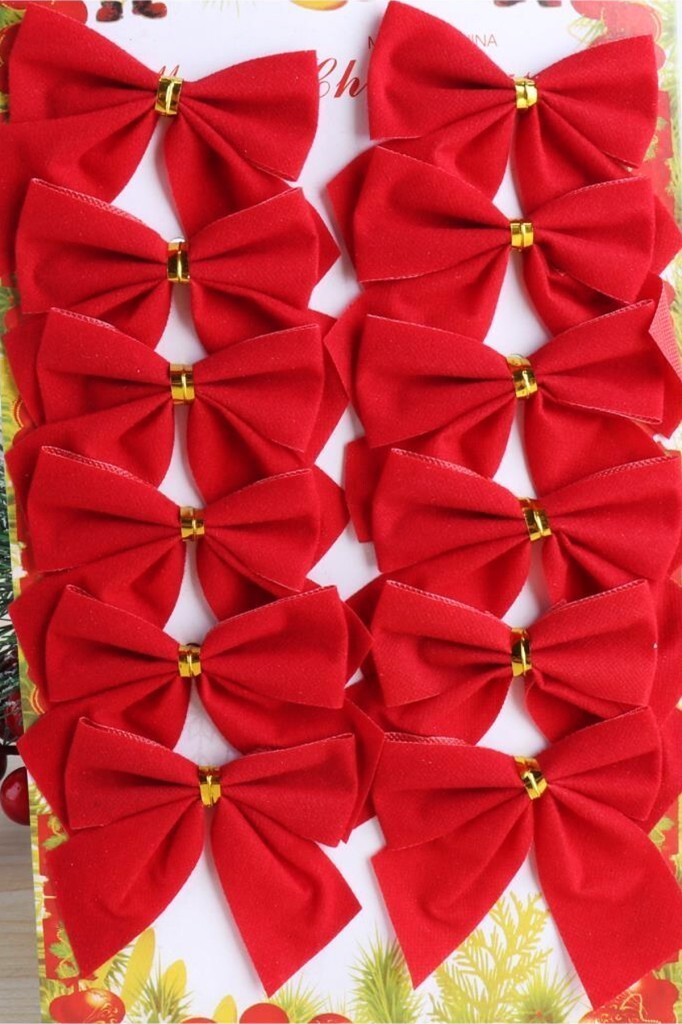 Beysüs Yılbaşı Çam Ağacı Süsü Fiyonk 12 li 5 cm - 2