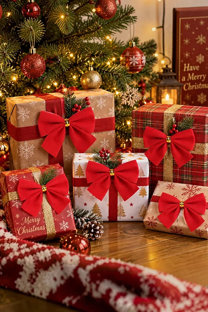 Yılbaşı Çam Ağacı Süsü Fiyonk 12 li 5 cm - 5