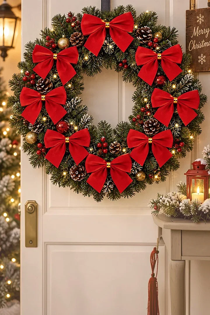 Yılbaşı Çam Ağacı Süsü Fiyonk 12 li 5 cm - 3