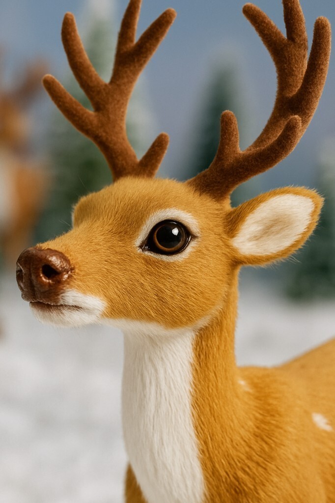 Beysüs Yılbaşı Çam Ağacı Süsü Geyik Kahve 14 cm - 2