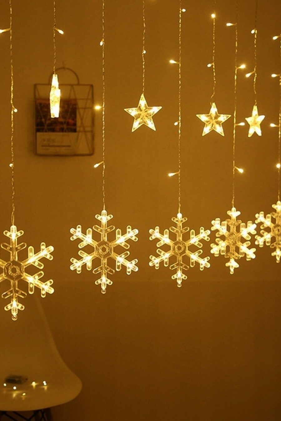 Beysüs Yılbaşı Çam Ağacı Süsü Kartanesi Perde Led Gün Işığı - 1