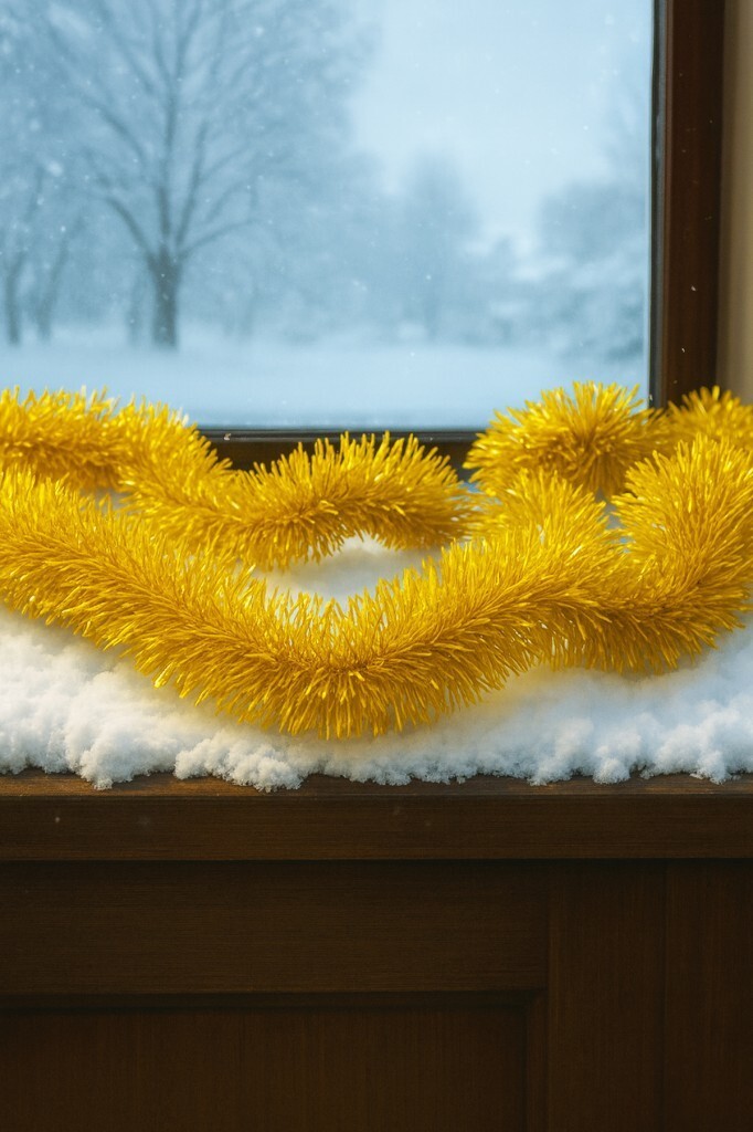 Beysüs Yılbaşı Çam Ağacı Süsü Sim 2 m Gold - 1