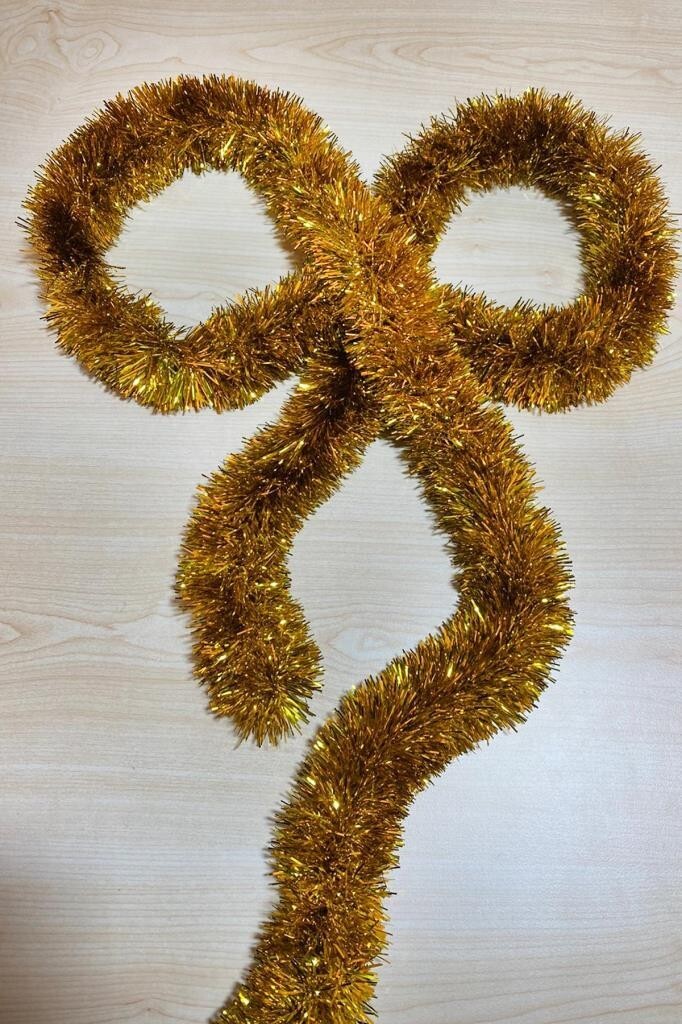 Beysüs Yılbaşı Çam Ağacı Süsü Sim 2 m Gold - 7