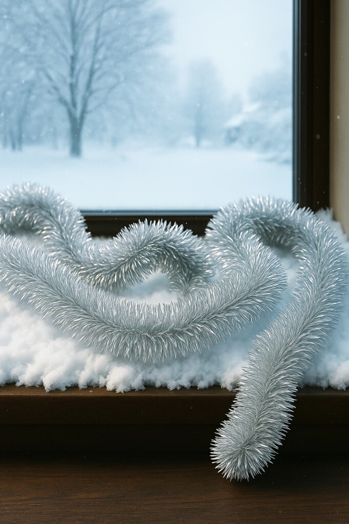 Beysüs Yılbaşı Çam Ağacı Süsü Sim 2 m Gümüş - 1