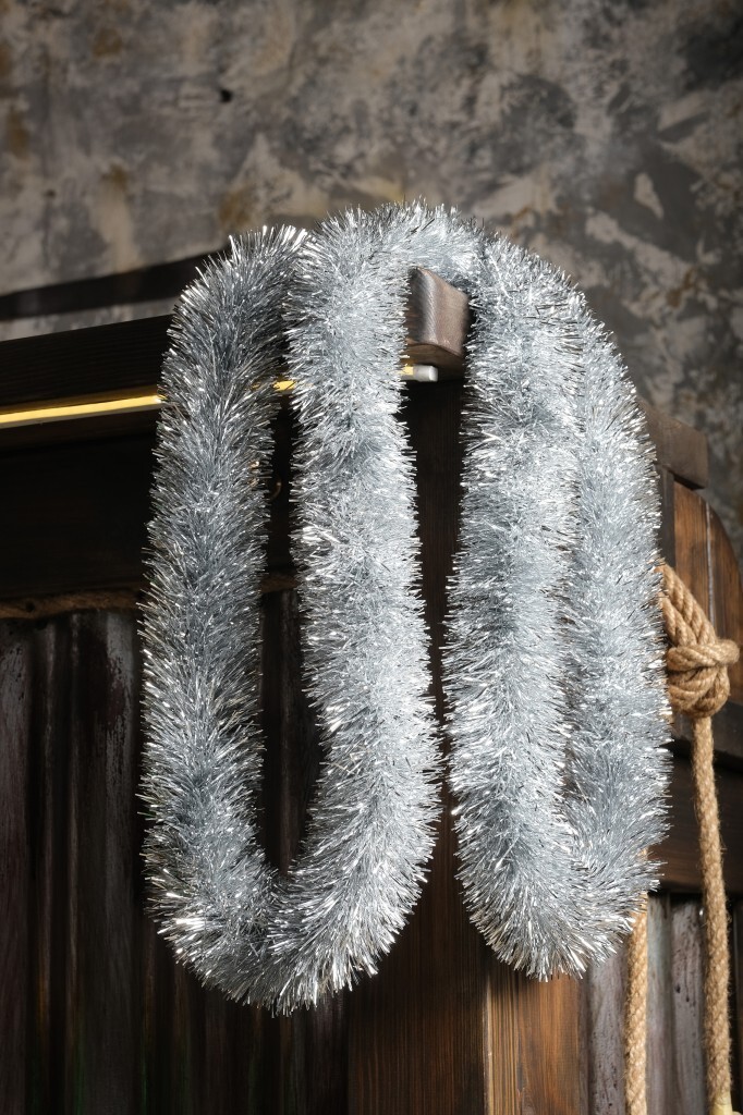 Beysüs Yılbaşı Çam Ağacı Süsü Sim 2 m Gümüş - 3