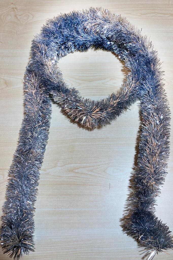 Beysüs Yılbaşı Çam Ağacı Süsü Sim 2 m Gümüş - 7