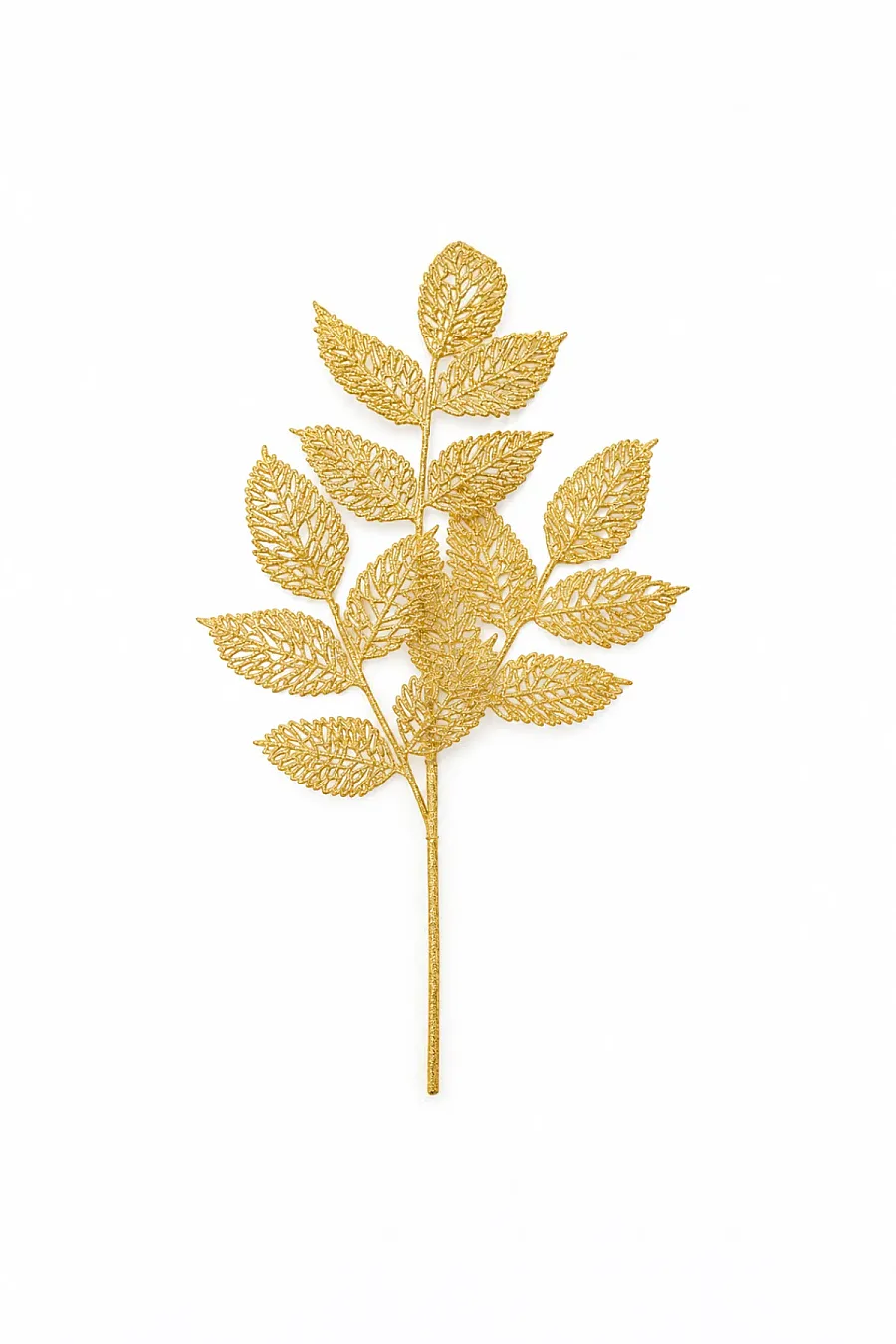 Yılbaşı Çam Ağacı Süsü Yaprak Büyük Rosegold - 5