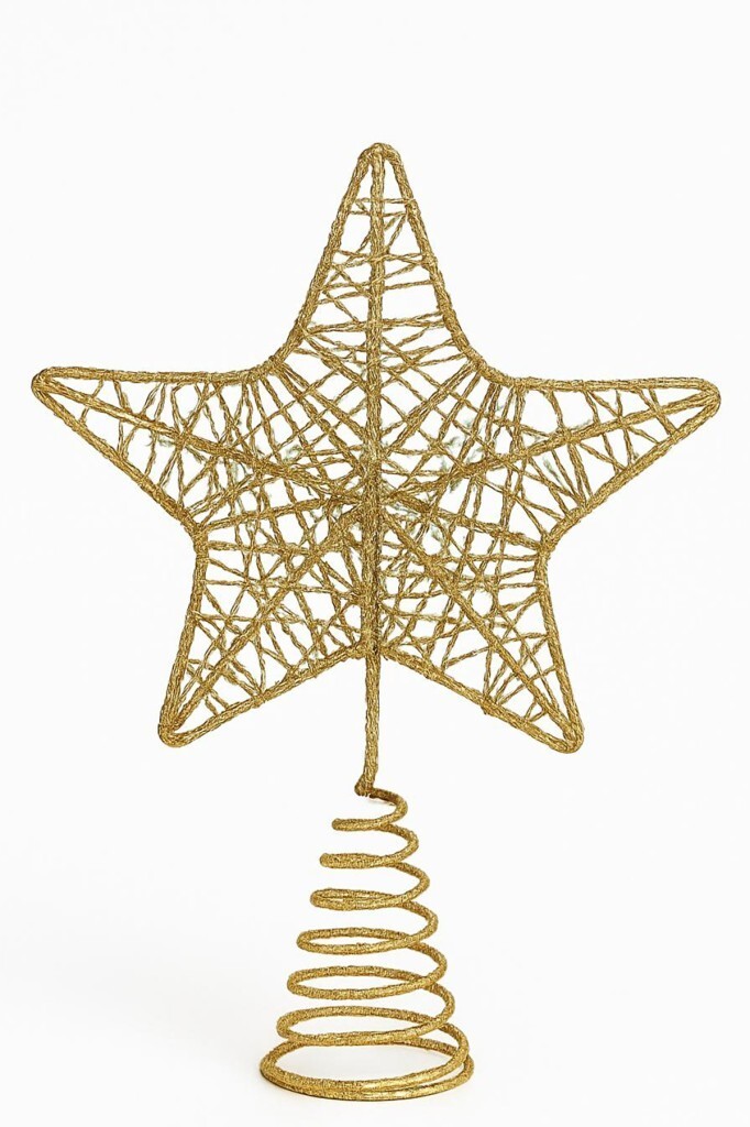 Beysüs Yılbaşı Çam Ağacı Tepeliği Tel Tepelik Gold - 1