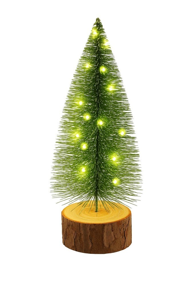 Beysüs Yılbaşı Dekor 19 cm Işıklı Mini Masa Çamı - 2