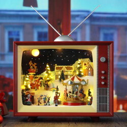 Beysüs Yılbaşı Dekor Deluxe Vintage Televizyon - 1