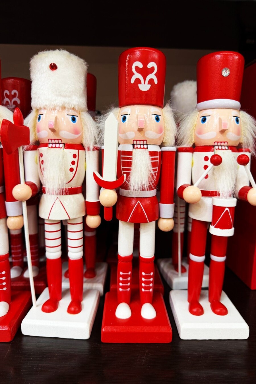 Beysüs Yılbaşı Dekor Orijinal Ahşap Fındıkkıran 3’lü Set 25 cm - 2