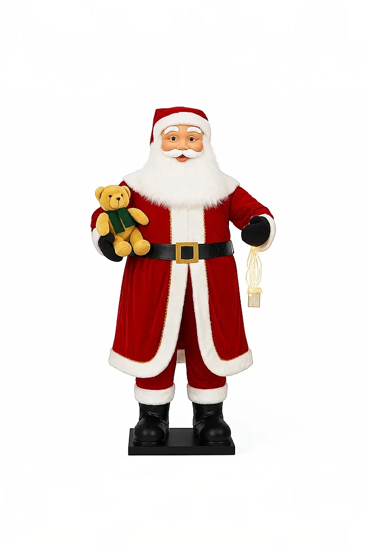 Yılbaşı Dev Noel Baba Dekor 3 METRE Sensörlü Hareketli Dekoru - 8