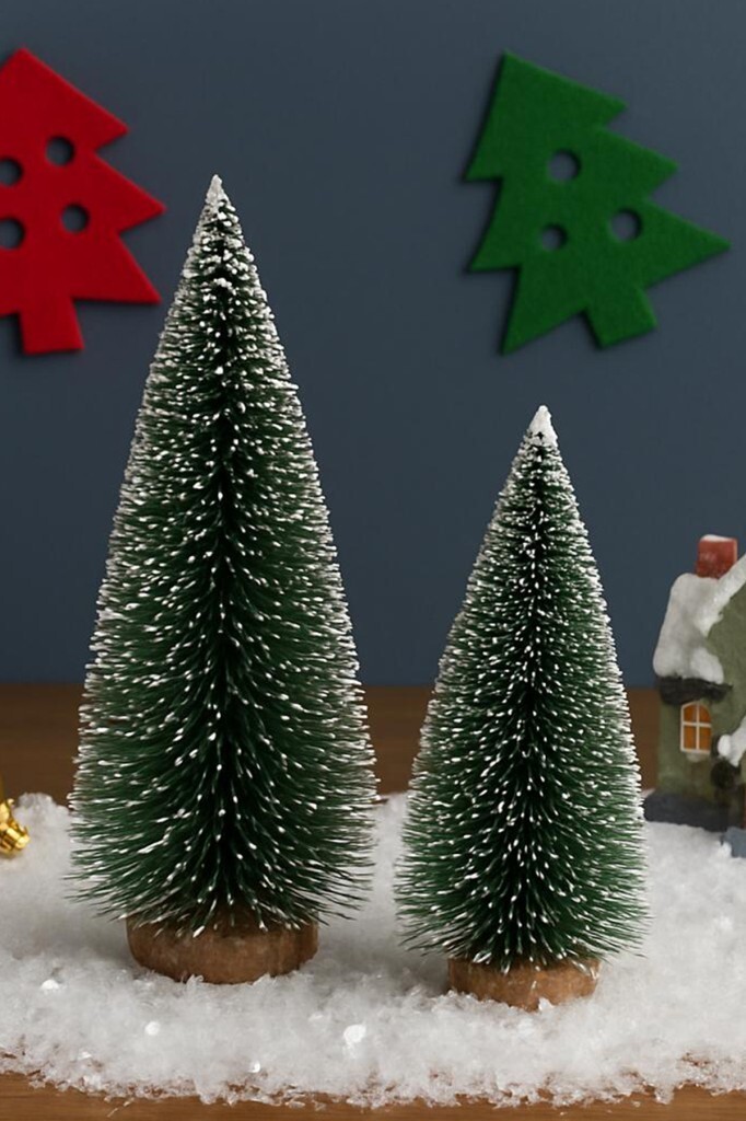 Beysüs Yılbaşı Mini Masa Çamı 2'Li Yeşil - 2