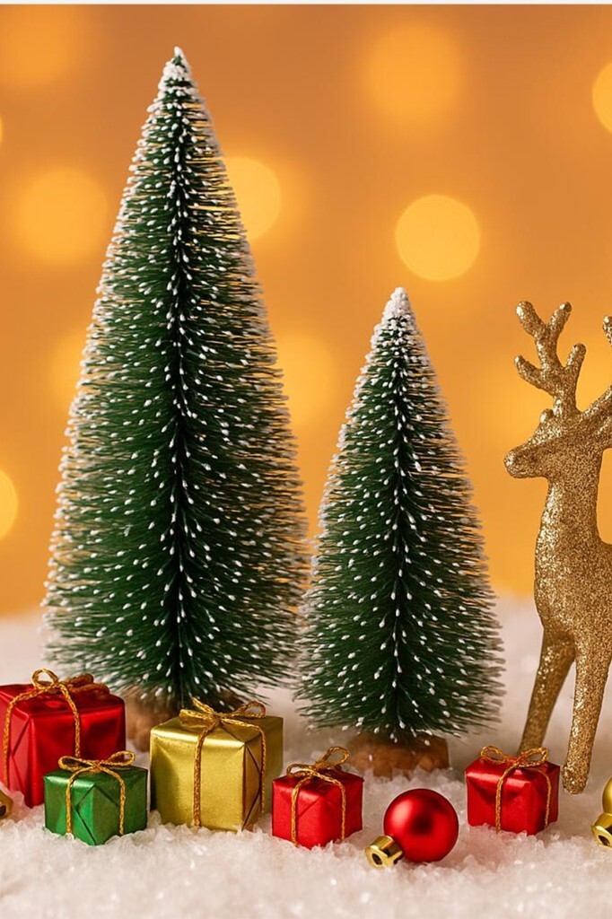 Beysüs Yılbaşı Mini Masa Çamı 2'Li Yeşil - 3