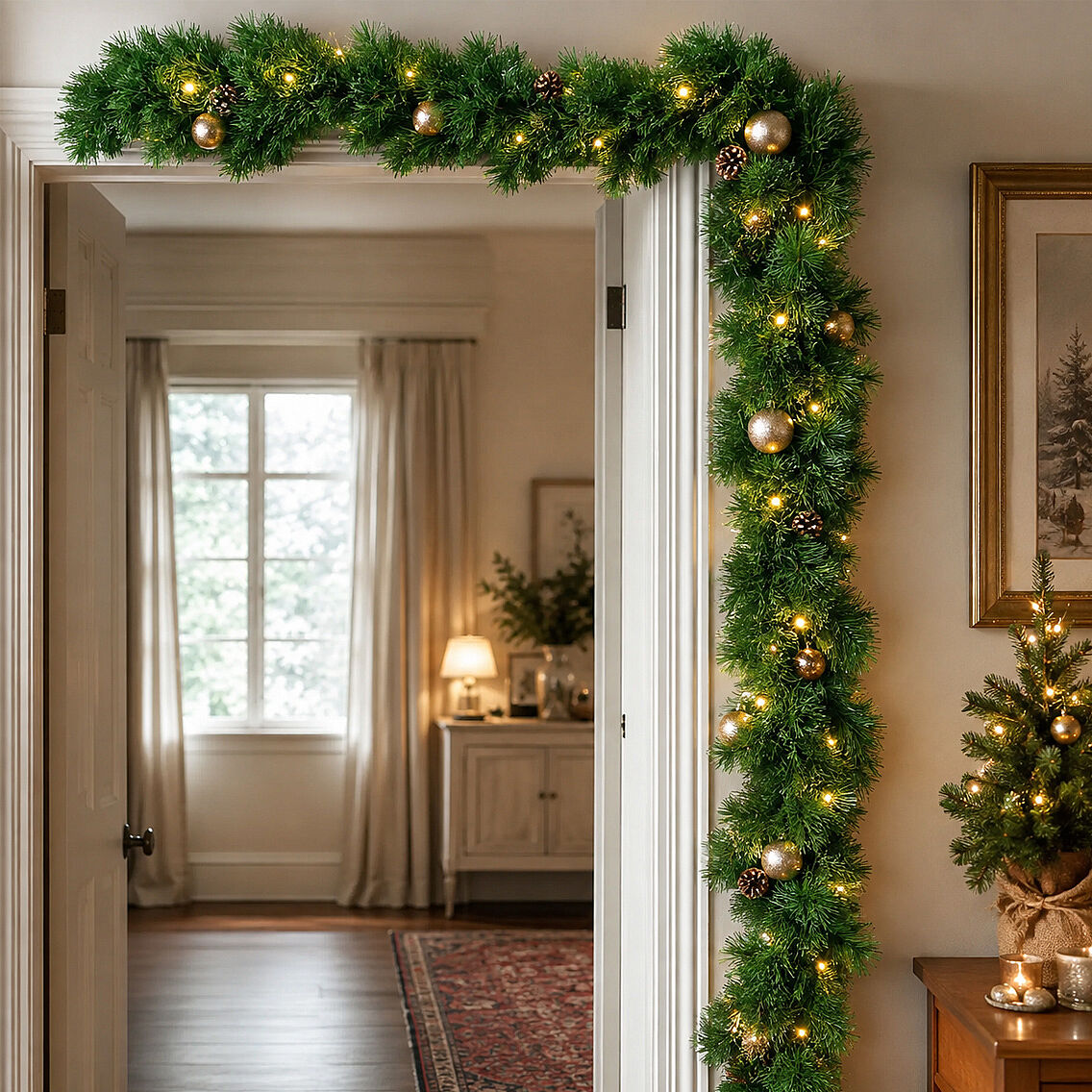 Beysüs Yılbaşı Süsü Işıklı Basic Garland - 3