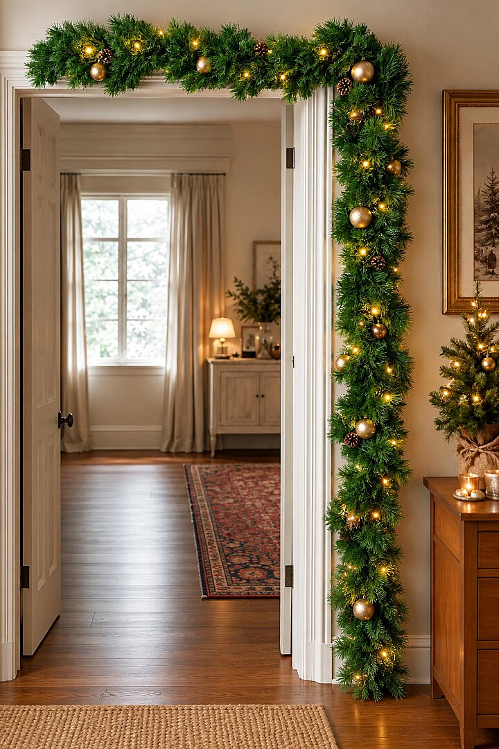 Yılbaşı Süsü Işıklı Basic Garland - 5