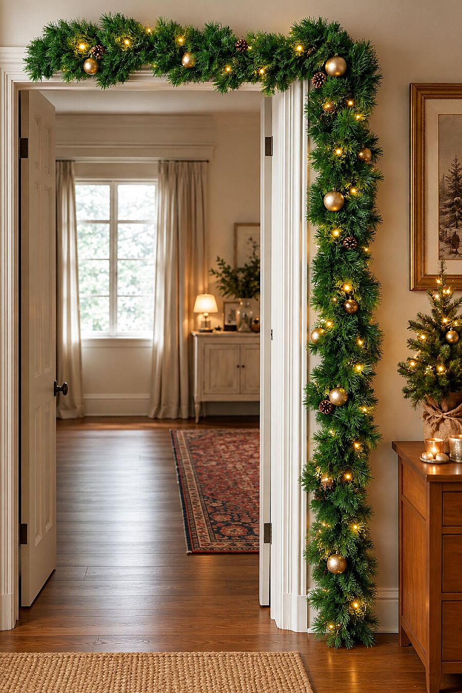 Yılbaşı Süsü Işıklı Basic Garland - 5