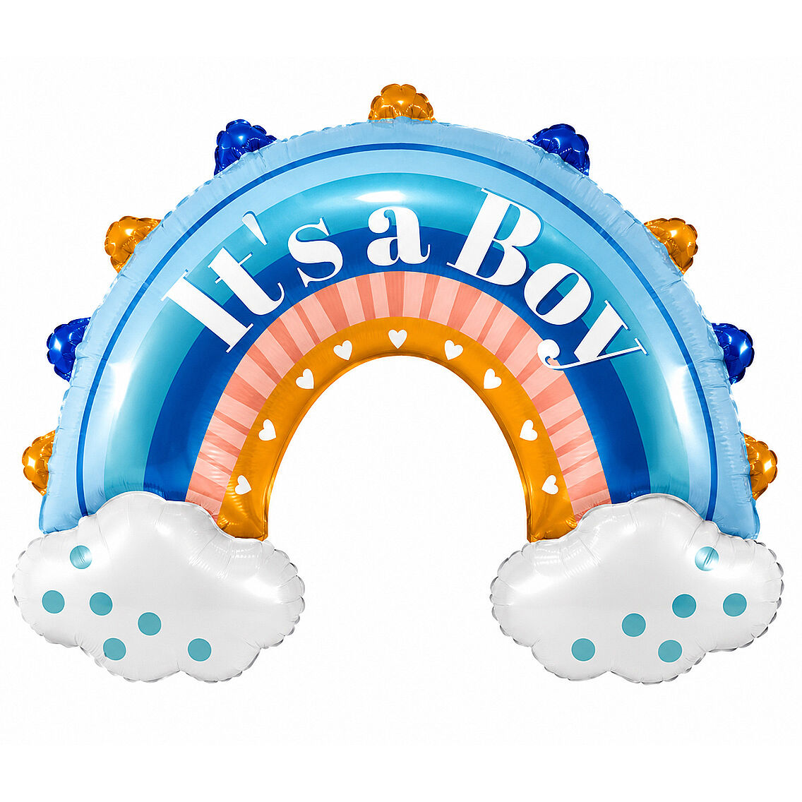 It's A Boy Mavi Gökkuşağı Folyo Balon - 1