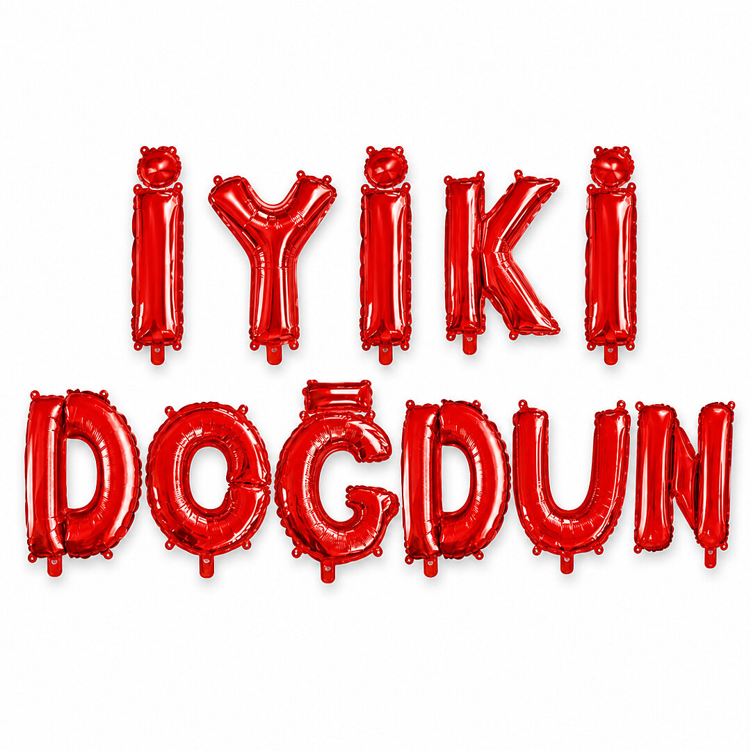 İyi Ki Doğdun Folyo Balon Kırmızı - 1