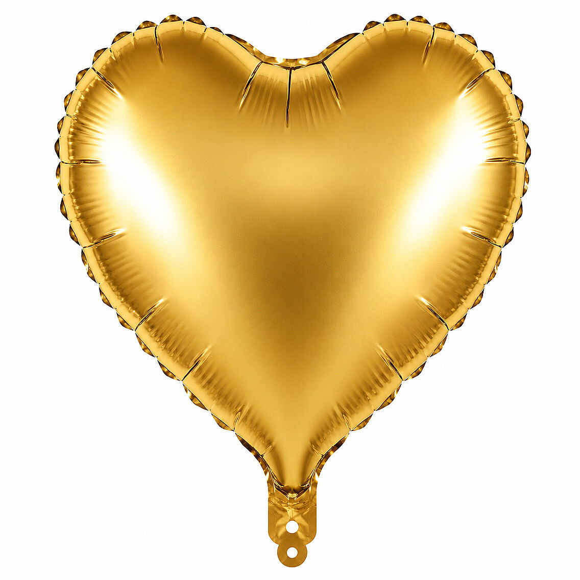 Kalp Folyo Balon Gold (18 inc) - 1