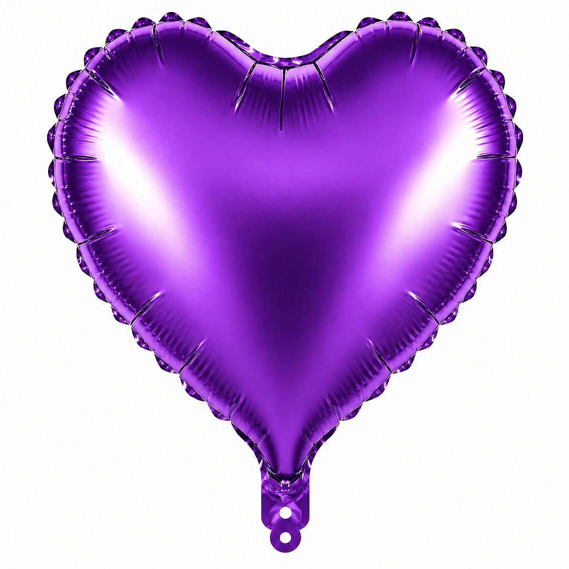 Kalp Folyo Balon Mor (18 inc) - 1