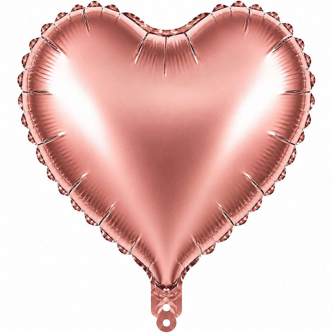 Kalp Folyo Balon Rose Gold (18 inc) - 1