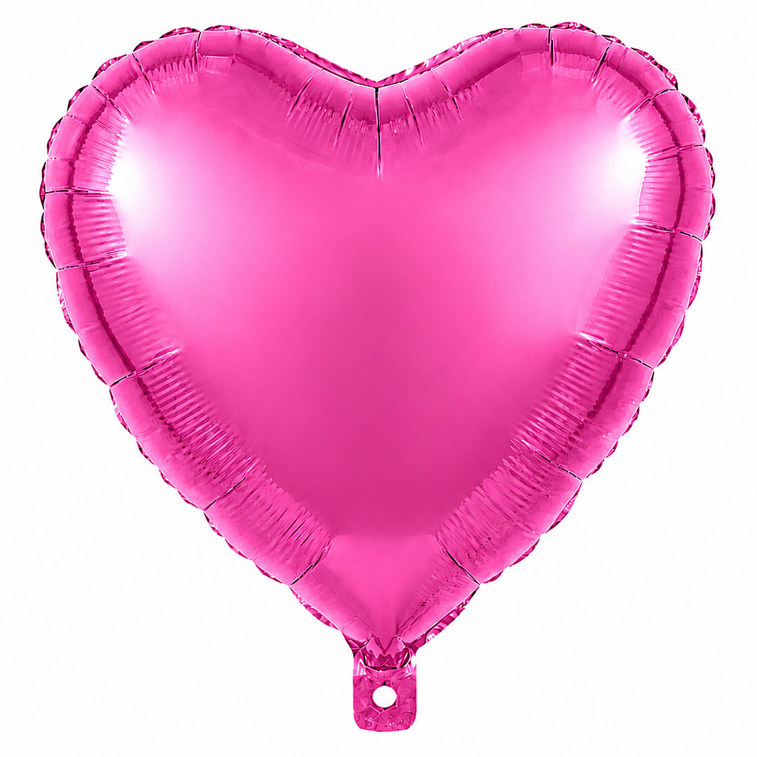 Kalp Folyo Balon Rose Pembe 24 inc - Beysüs