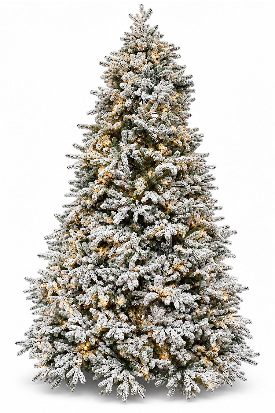 Karlı Kendinden Işıklı Yılbaşı Çam Ağacı 210 cm (1825 Dal) - Premium Seri - 3