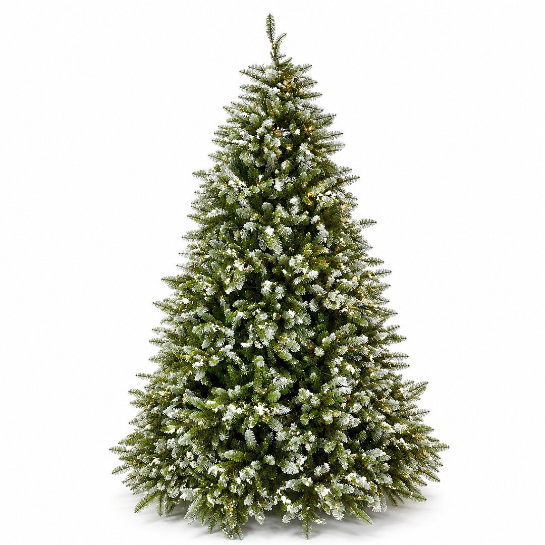 Karlı Kendinden Işıklı Yılbaşı Çam Ağacı 240 cm (2825 Dal) - Premium Seri - 6