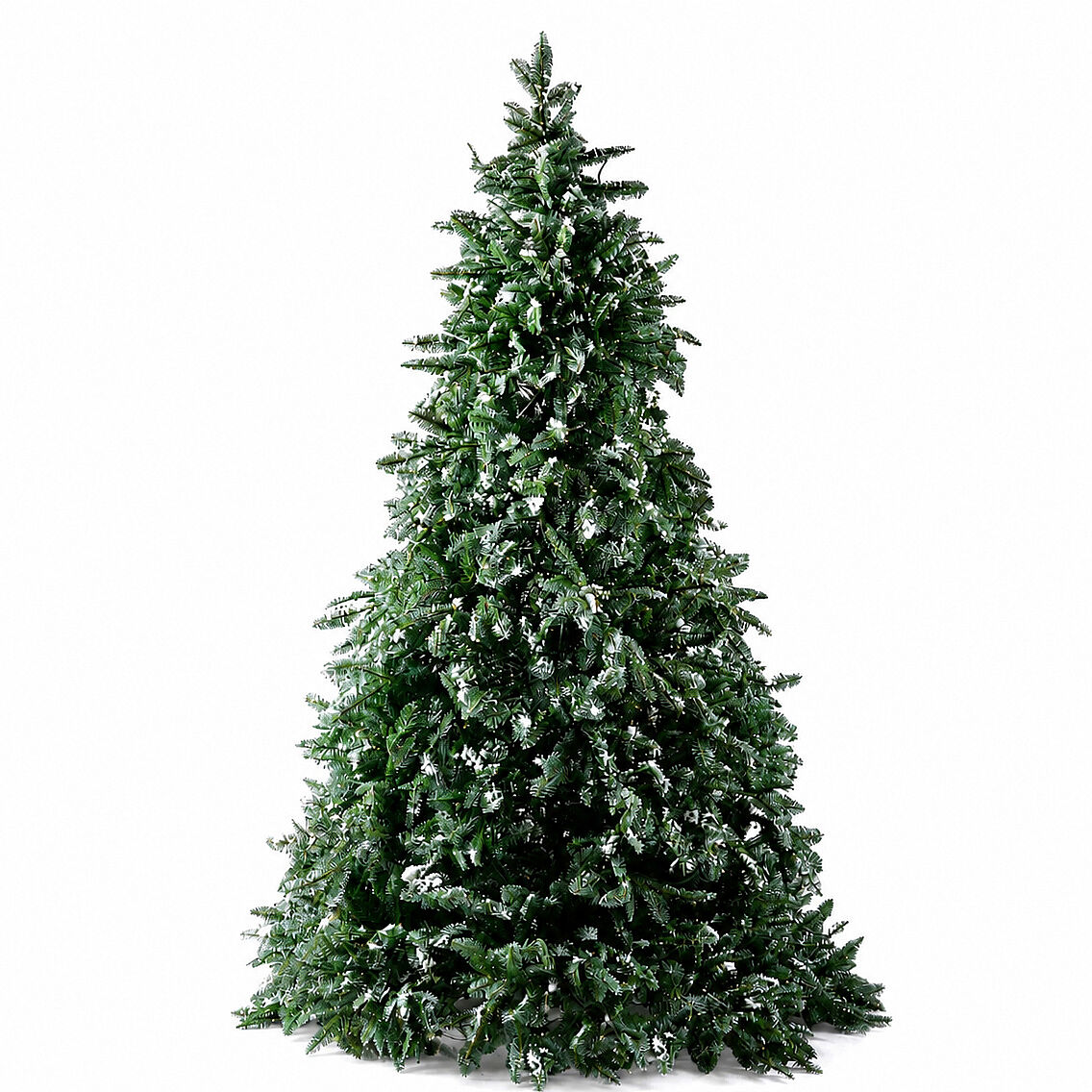 Karlı Kendinden Işıklı Yılbaşı Çam Ağacı 240 cm (2825 Dal) - Premium Seri - 5