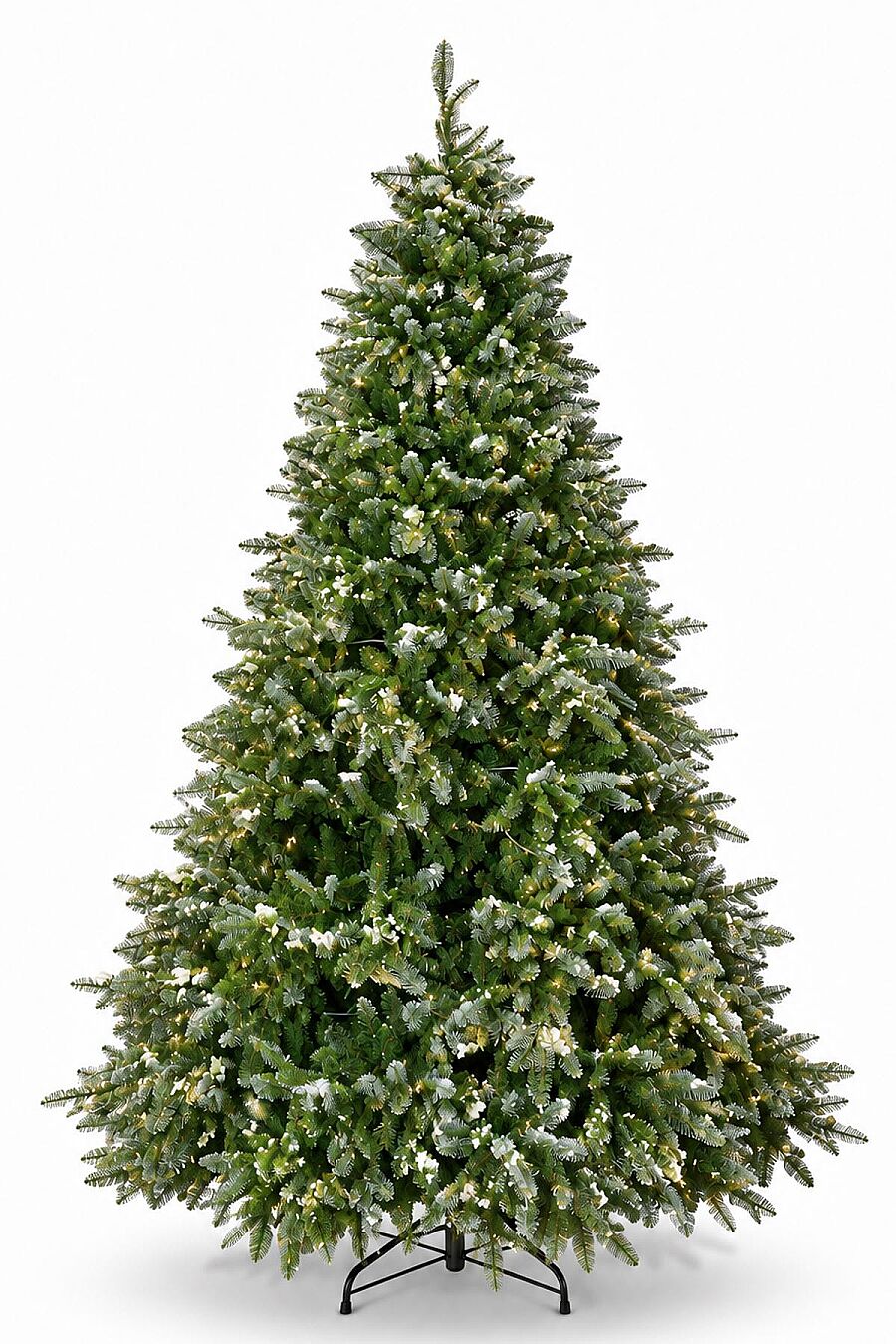 Karlı Kendinden Işıklı Yılbaşı Çam Ağacı 240 cm (2825 Dal) - Premium Seri - 10