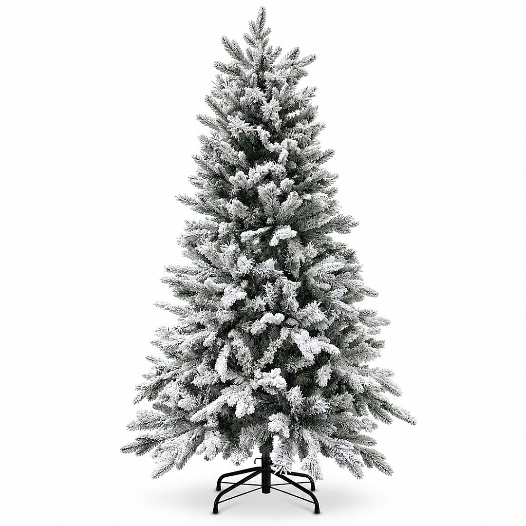 Karlı Yılbaşı Çam Ağacı 150 cm 700 Dal - 3