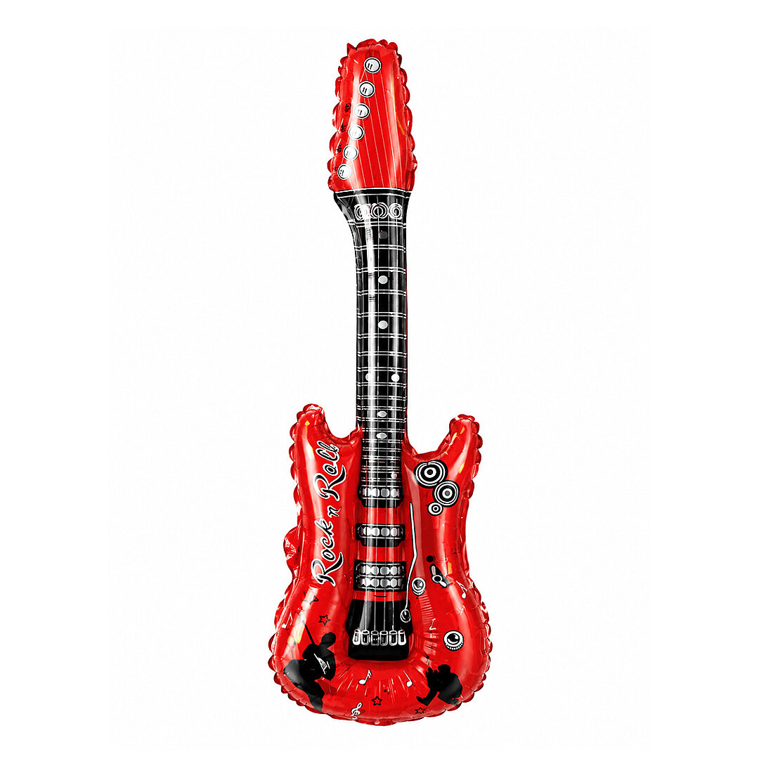 Kırmızı Gitar Folyo Balon - 1