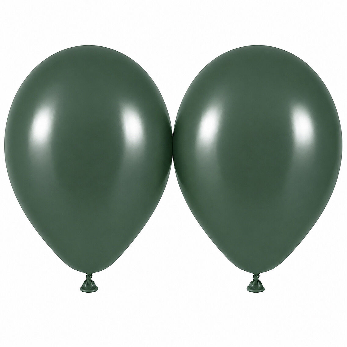 Kış Yeşili Renk Lateks Retro Balon (50 cm) - 2 Adet - 1