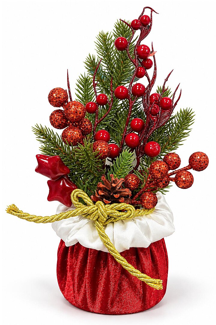 Kokinalı Kozalaklı Mini Çam Aranjmanı 25 cm - Beysüs (1)