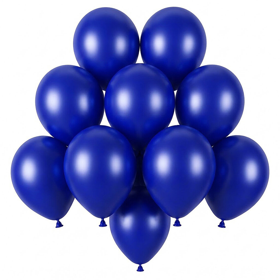 Lacivert Renk Lateks Pastel Balon (13 cm) - 10 Adet - 1